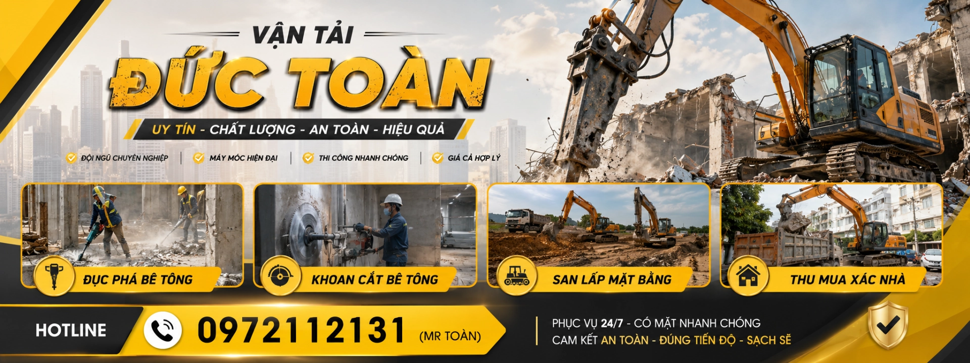phá dỡ công trình Hậu Giang